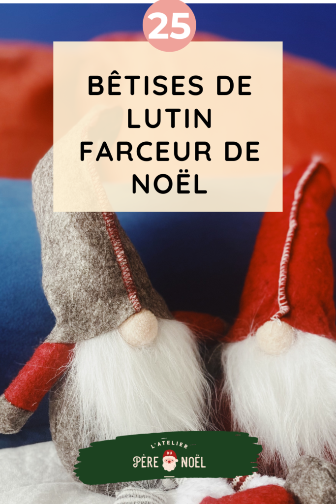 Lutin farceur de Noël : kits, bêtises et recettes