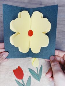 Carte Pop Up fleur
