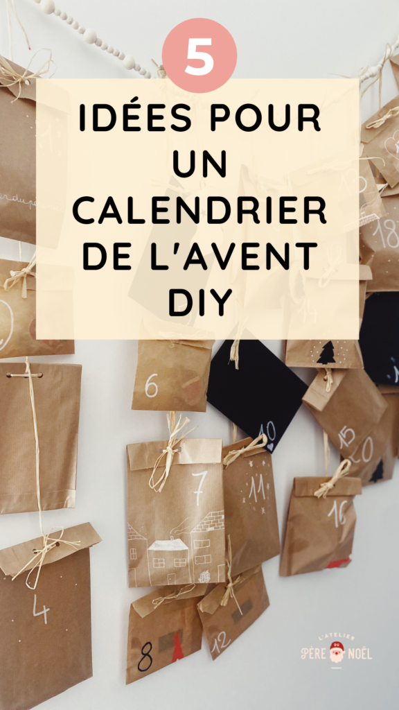 5 idées pour un calendrier de l'avent DIY