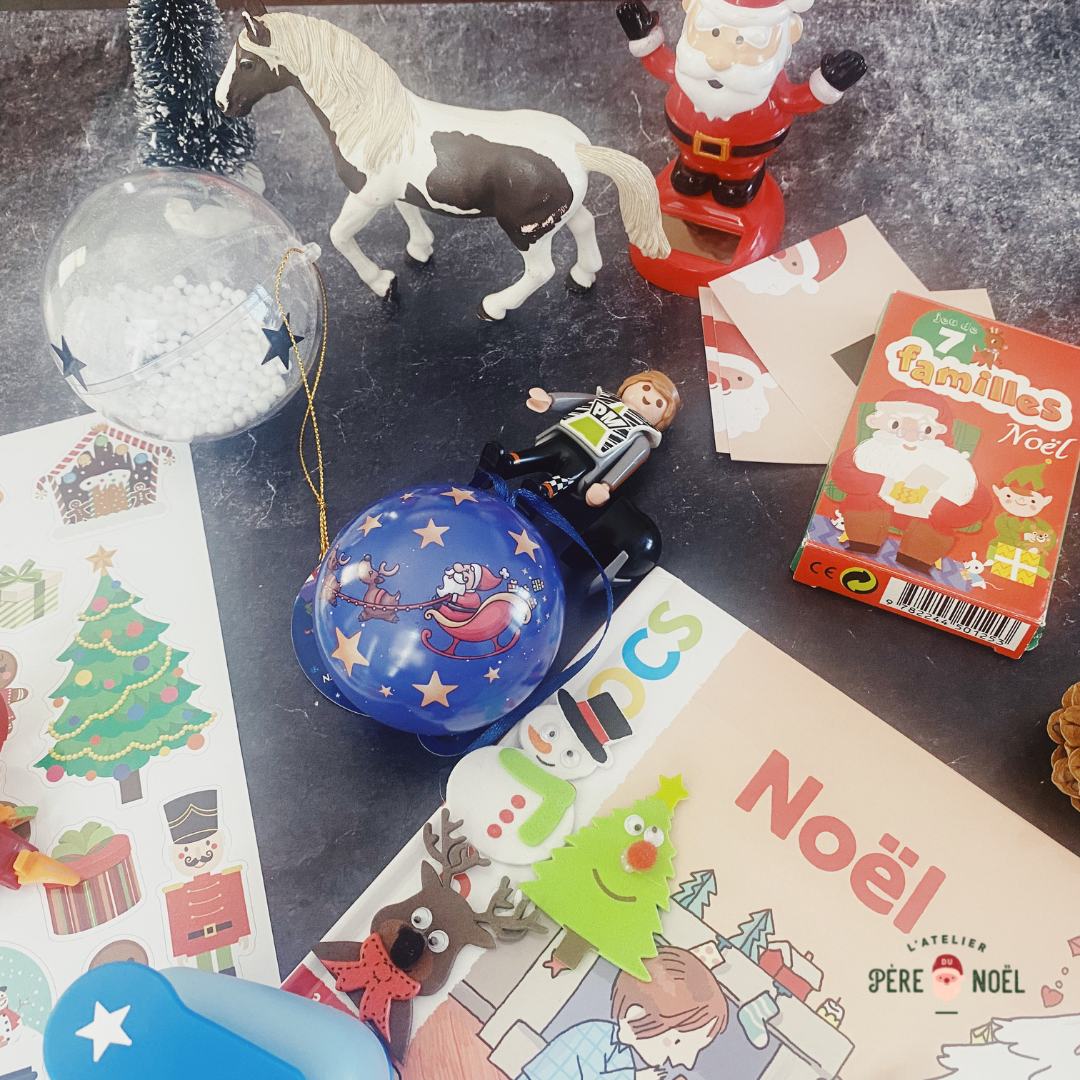 Remplir un calendrier de l'Avent pour enfant - L'atelier du Père Noël