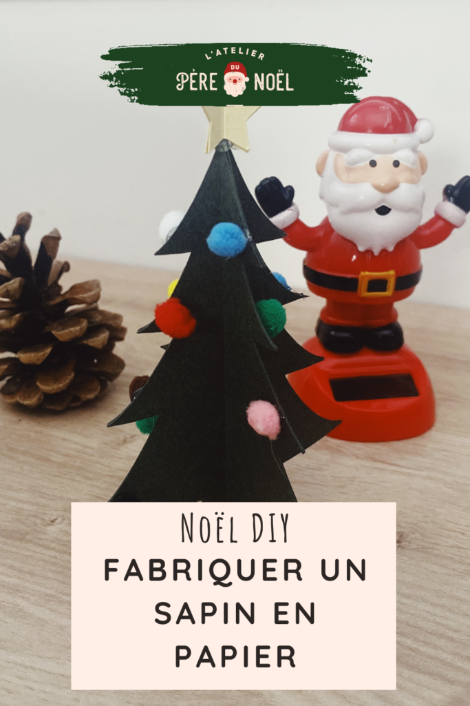 Sapin Noël papier