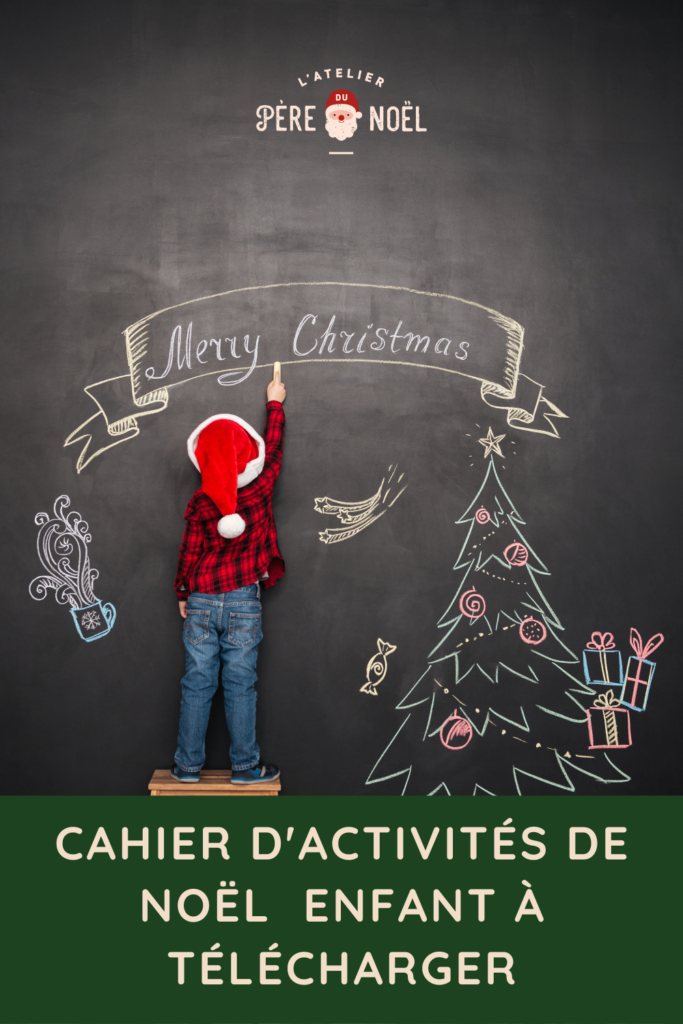 Cahier d'activités de Noël